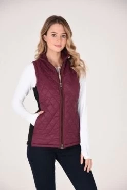 Noble Outfitters Classic Quilted Womens Gilet Fig