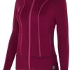 Noble Outfitters Explorer Womens Fleece Jacket Cranberry