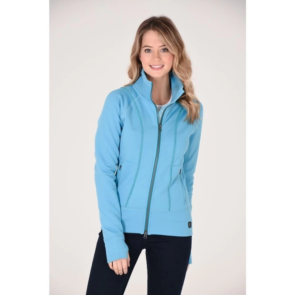 Noble Outfitters Explorer Womens Fleece Jacket Dutchess Blue 3 Noble Outfitters Explorer Womens Fleece Jacket Dutchess Blue - Image 3