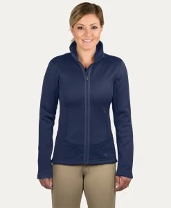 Noble Outfitters Premier Womens Fleece Zip Jacket Navy