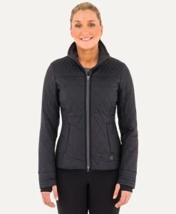 Noble Outfitters Warmup Womens Quilted Jacket Black