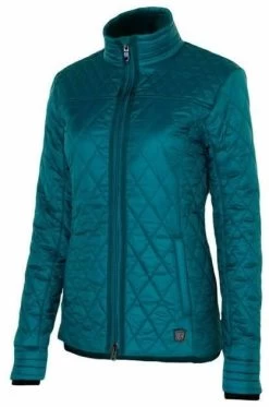 Noble Outfitters Warmup Womens Quilted Jacket Deep Teal