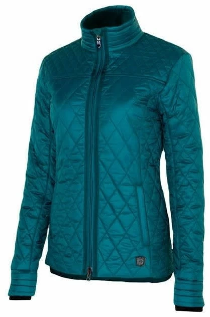 Noble Outfitters Warmup Womens Quilted Jacket Deep Teal 1 Noble Outfitters Warmup Womens Quilted Jacket Deep Teal