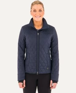 Noble Outfitters Warmup Womens Quilted Jacket Dark Navy