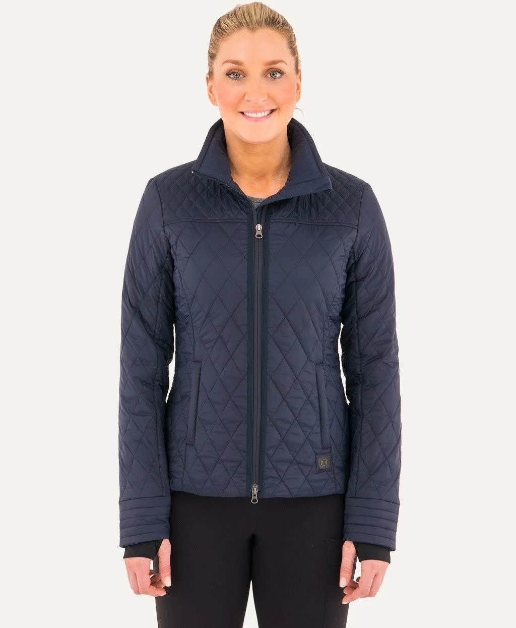 Noble Outfitters Warmup Womens Quilted Jacket Dark Navy 1 Noble Outfitters Warmup Womens Quilted Jacket Dark Navy