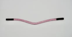 Otto Schumacher 4 Row Swarovski Crystal Browband Black/Light Pink