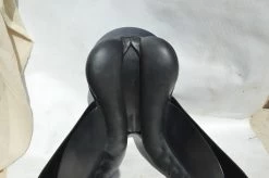 Otto Schumacher Profi Comfort Dressage Saddle 18" M Black With Blue Seat Ex Display -Equestrian Supplies Store otto schumacher profi comfort dressage saddle 18 m 121300131 n a 332994153