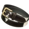 Pampeano Cowhide Belt Brown & White