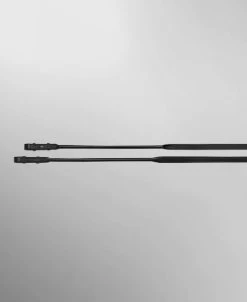 Passier Half Rubber Lined Reins With Rolled Leather Ends Black