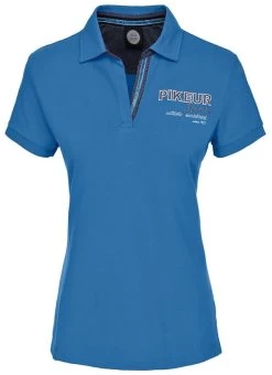 Pikeur Elsa Dob Womens Polo Shirt Saphire