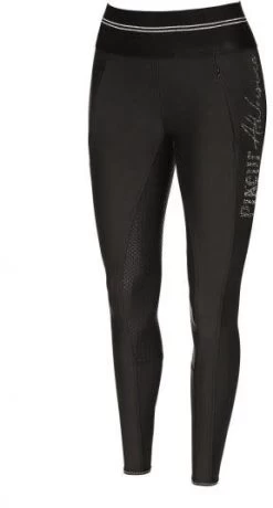 Pikeur Gia Grip Athleisure Full Seat Womens Riding Tights Black