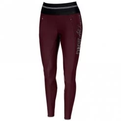 Pikeur Gia Grip Athleisure Full Seat Womens Riding Tights Bordeaux