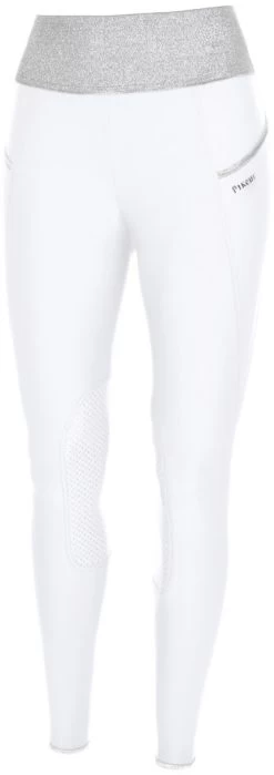 Pikeur Hanne Grip Knee Athleisure Womens Riding Tights White