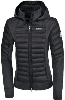 Pikeur Jola Womens Laser Cut Quilted Jacket Asphalt