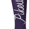Pikeur Knee Length Socks With Crystal Flag Design Purple