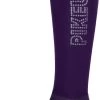 Pikeur Knee Length Socks With Sequin Logo Purple