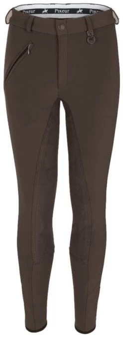 Pikeur Lugana Slim McCrown Full Seat Womens Breeches Chocolate