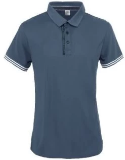 Pikeur Nevio Mens Polo Shirt Vintage Indigo