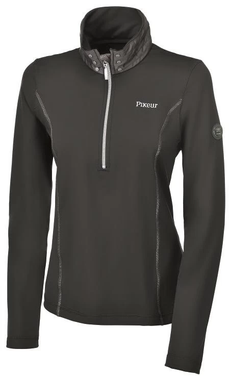 Pikeur Phoebe Premium Womens Long Sleeve Top Mocha 1 Pikeur Phoebe Premium Womens Long Sleeve Top Mocha