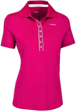 Pikeur Rebecca Womens Polo Shirt Pink