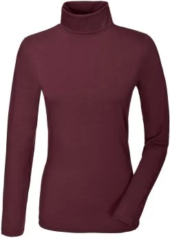 Pikeur Sina Womens Polo Neck Top Bordeaux