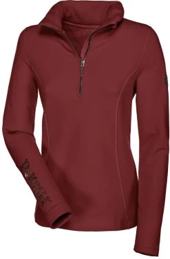 Pikeur Thia Premium Polartec Long Sleeve Womens Top Rust