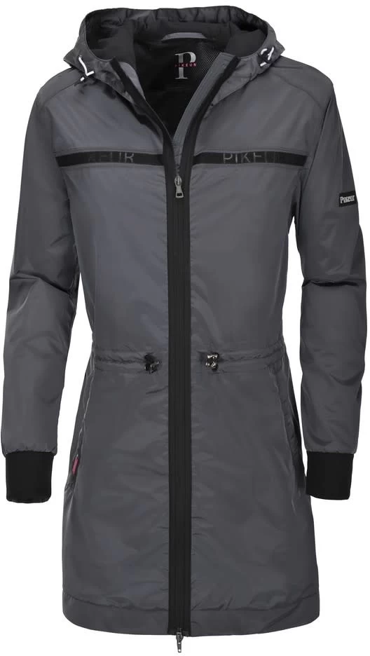 Pikeur Yve Waterproof Womens Lightweight Parka Lava Stone 1 Pikeur Yve Waterproof Womens Lightweight Parka Lava Stone