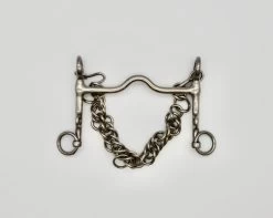 Pony Fixed Cheek 10mm Mouth Port Weymouth 4 1/2"