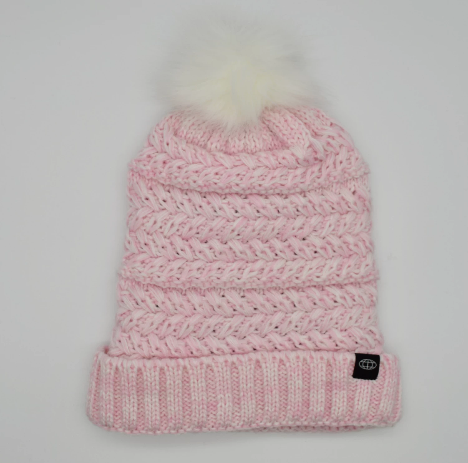 Proclimate Lindale Ladies Waterproof Cable Twist Pom Beanie Pink 1 Proclimate Lindale Ladies Waterproof Cable Twist Pom Beanie Pink