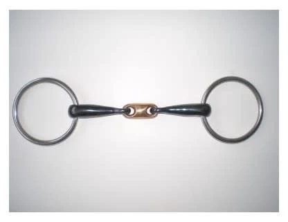 Sheldon Loose Ring Copper French Lozenge Sweet Iron Snaffle 1 Sheldon Loose Ring Copper French Lozenge Sweet Iron Snaffle