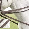 Shires Blenheim Cotton Web Draw Reins Brown