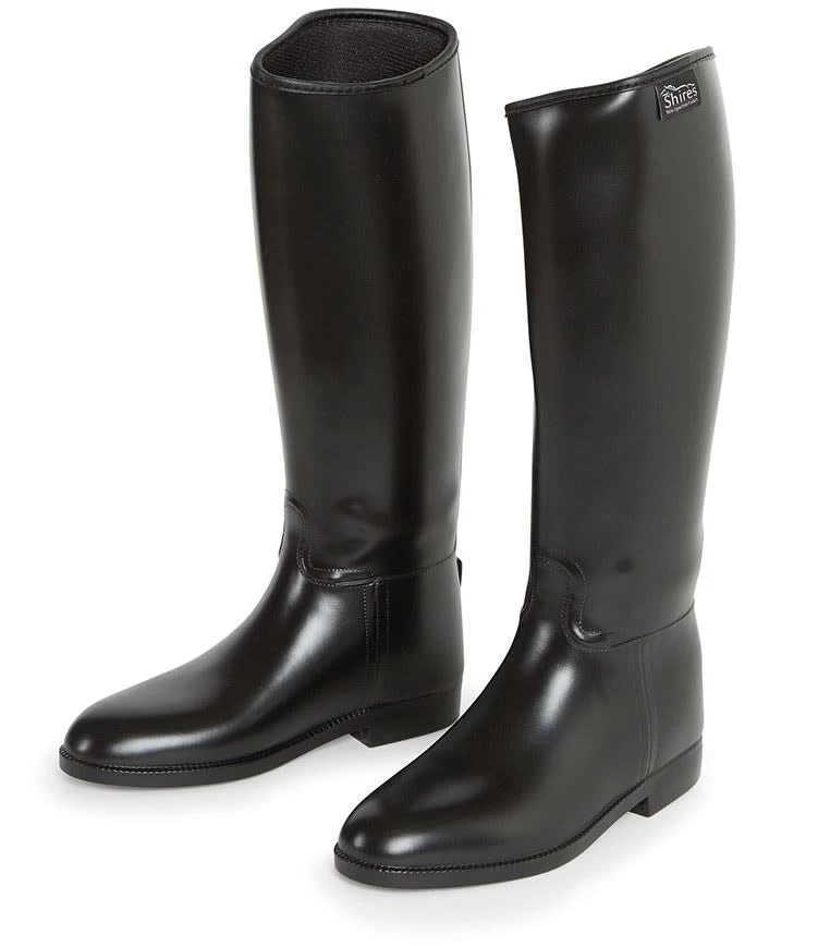 Shires Long Waterproof Riding Boots - Childrens Black 1 Shires Long Waterproof Riding Boots - Childrens Black