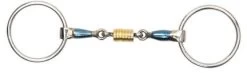 Shires Loose Ring Blue Sweet Iron Copper Roller Snaffle