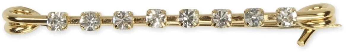 Shires Stock Pin Gold Bar With Crystals Gold Plated 1 Shires Stock Pin Gold Bar With Crystals Gold Plated