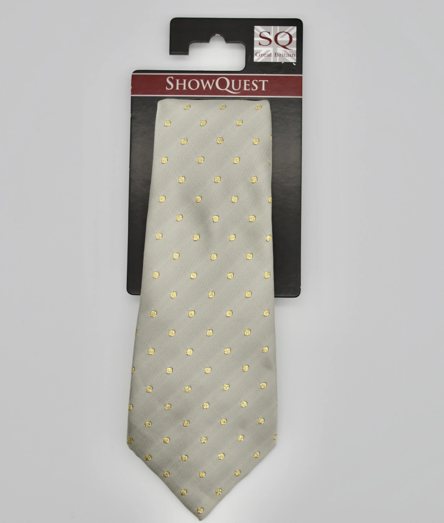 ShowQuest Tie Lurex Spot Beige/Gold Spot 1 ShowQuest Tie Lurex Spot Beige/Gold Spot