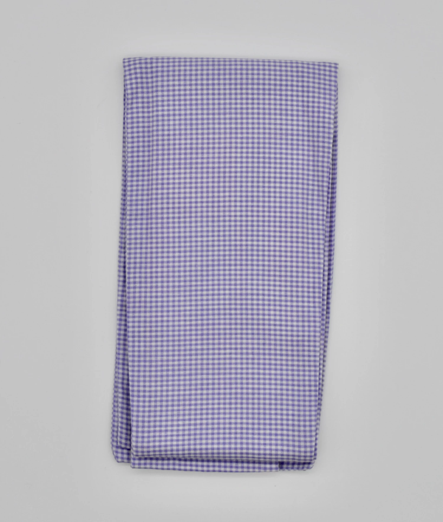 ShowQuest Untied Stock Gingham Check Purple/ White 1 ShowQuest Untied Stock Gingham Check Purple/ White