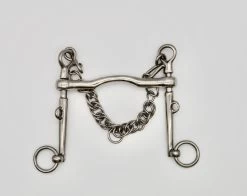 Sliding Cheek Low Wide Port Long Shank Weymouth 5 1/4"