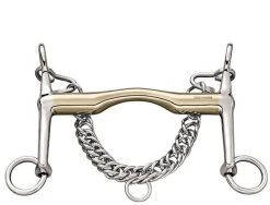 H S Sprenger Sprenger Baby Kandare FC Weymouth Bit With Short Cheeks Aurigan/Aurigan