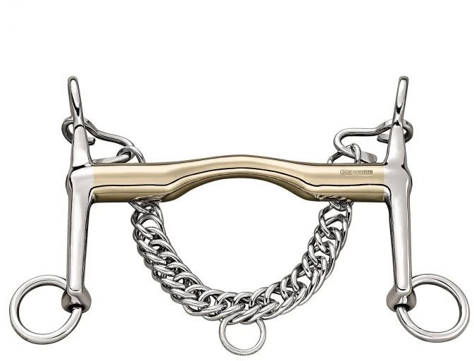 H S Sprenger Sprenger Baby Kandare FC Weymouth Bit With Short Cheeks Aurigan/Aurigan 1 H S Sprenger Sprenger Baby Kandare FC Weymouth Bit With Short Cheeks Aurigan/Aurigan