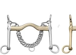 H S Sprenger Sprenger DS Riding Curb 16mm Special Weymouth Aurigan/Aurigan Cheeks