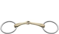 H S Sprenger Sprenger Dynamic RS Loose Ring Single Jointed Snaffle Sensogan/Stainless Steel