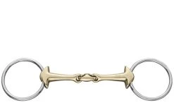 H S Sprenger Sprenger KK Ultra 2 Type Eggbutt Snaffle With Loose Rings Aurigan/Stainless Steel
