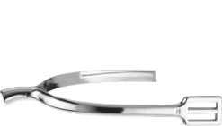 H S Sprenger Sprenger Ladies NeverRust Flat End Spur 20mm Polished Chrome