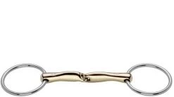 H S Sprenger Sprenger Novocontact Loose Ring Single Jointed Snaffle Sensogan/Stainless Steel