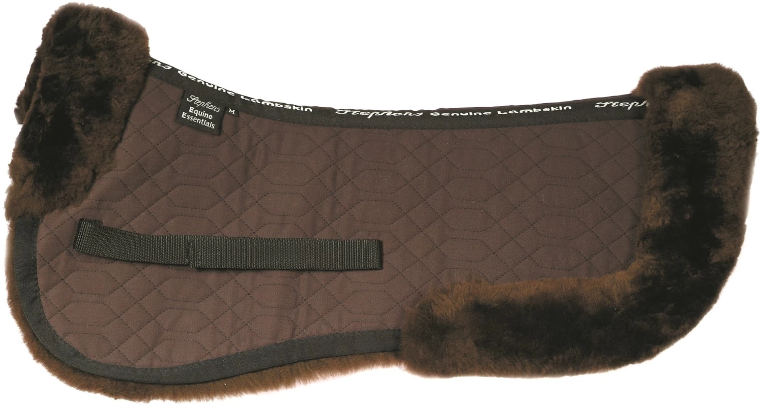 Stephens Sheepskin Half Pad Black/Natural 5 Stephens Sheepskin Half Pad Black/Natural - Image 5