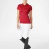 Stierna Halo Short Sleeve Polo Shirt Red