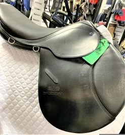 Stubben Artus CS Jump Saddle 17 1/2" 28 Black Ex Demo