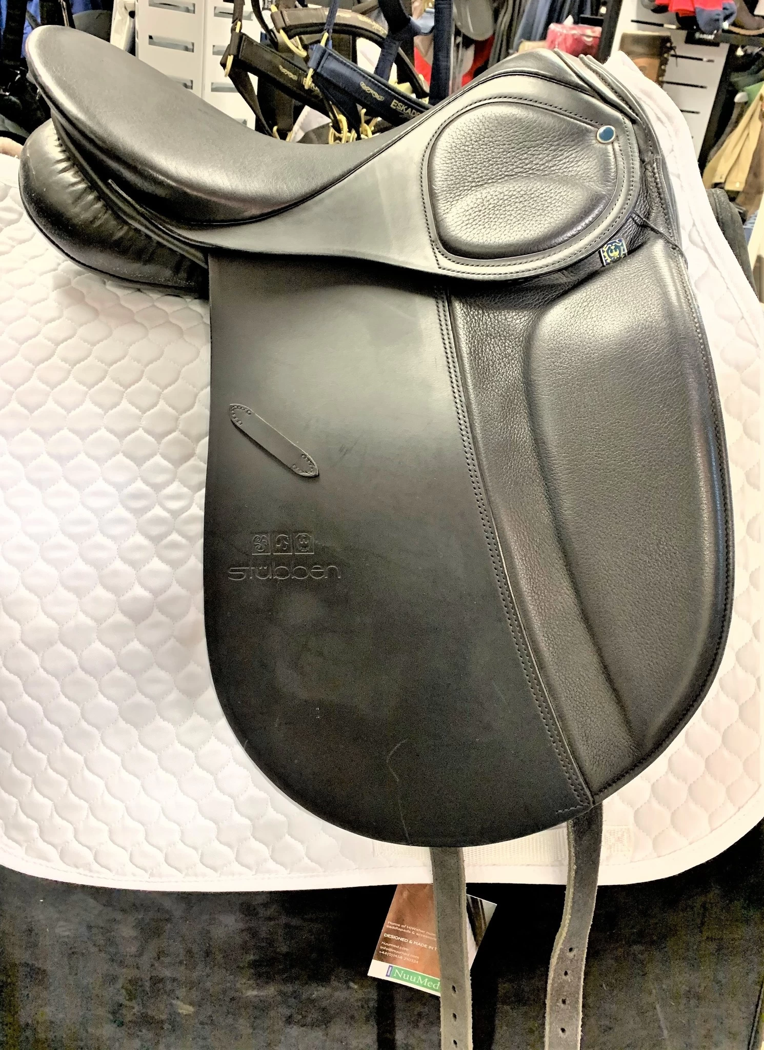 Stubben Scandica DL Dressage Saddle 17" 28 Black Ex Demo 1 Stubben Scandica DL Dressage Saddle 17" 28 Black Ex Demo