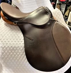 Stubben Siegfried MF Jump Saddle 17" 28 Brown Ex Demo