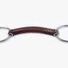 Trust Loose Ring Leather Straight Bar Snaffle Bit